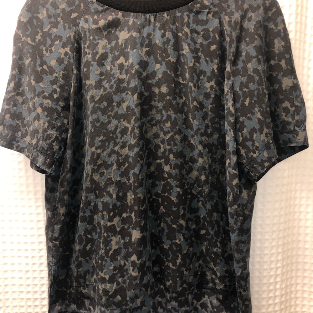 Silk leopard print shirt from Nordstrom